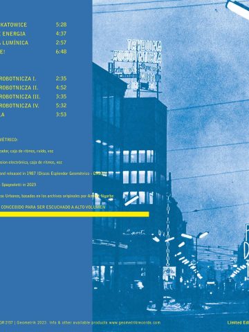 Esplendor Geometrico - tył okładki płyty "Kosmos Kino" Esplendor Geometrico - tył okładki płyty "Kosmos Kino"