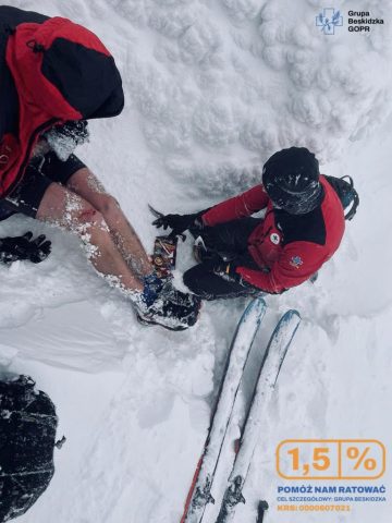 Akcja GOPR na Babiej Górze Akcja GOPR na Babiej Górze