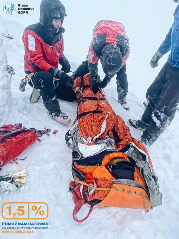Akcja GOPR na Babiej Górze Akcja GOPR na Babiej Górze