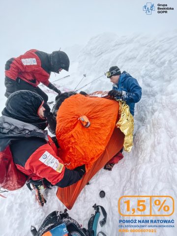 Akcja GOPR na Babiej Górze Akcja GOPR na Babiej Górze