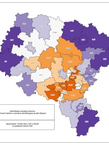 Identyfikacja narodowosciowo etniczna wg NSP2021 w powiatach woj slaskiego opolskiego Identyfikacja narodowosciowo etniczna wg NSP2021 w powiatach woj slaskiego opolskiego