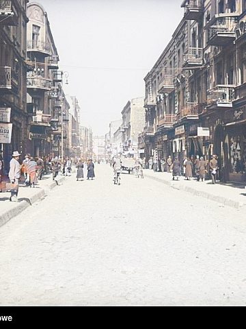 Widok na ulicę Modrzejowską Widok na ulicę Modrzejowską