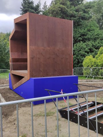 Ławka w konturze Polski Ławka w konturze Polski