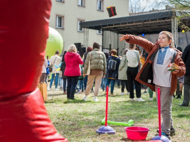 Polsko-ukraiński integracyjny Piknik Rodzinny w Katowicach Kwietniowy piknik integracyjny