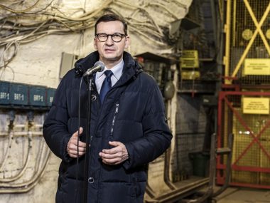 Premier Mateusz Morawiecki odwiedził kopalnię Guido Premier Mateusz Morawiecki odwiedził kopalnię Guido