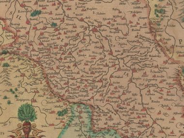 Dawna mapa Śląska Dawna mapa Śląska