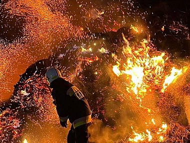 Tarnowskie Góry. Pożary, wypadki i interwencje w 2022 roku Pożar w Orzechu - OSP Niezdara