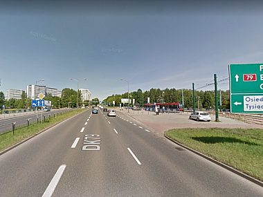 Zakaz wjazdu na os. Tysiąclecia w przyszłym tygodniu Ulica Chorzowska Google