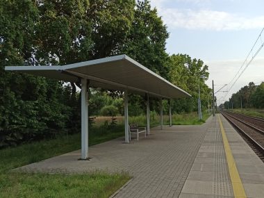 Modernizacja stacji Tychy Żwaków Peron PKP Tychy Żwaków