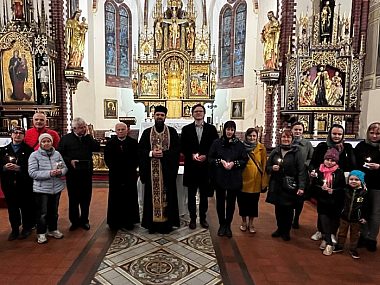 Polsko-ukraińskie nabożeństwa w Tarnowskich Górach Tarnowskie Góry - nabożeństwo prawosławne