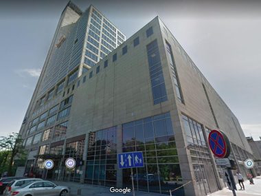Pożar Altusa w Katowicach. Paliła się elewacja Altus Katowice 1