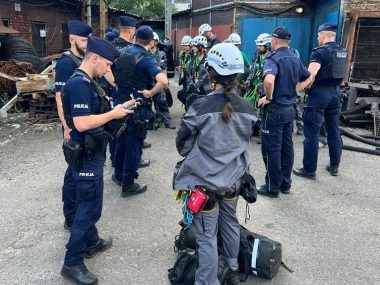 Greenpeace'y zeszli z szybu kopalni Bielszowice Koniec okupacji szybu, teraz czas na rozliczenie :)