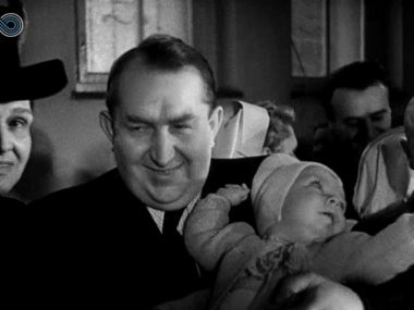 Zawadzki i Ziętek jako ojcowie chrzestni, rok 1947 Zawadzki i Ziętek jako ojcowie chrzestni, rok 1947