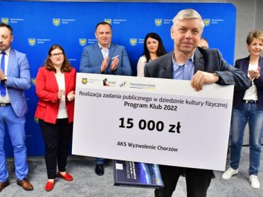 Tylko trzy kluby z Chorzowa z dofinansowaniem marszałka Program Klub 2022