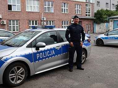 Policjant w Orzechu uratował nieprzytomnego chłopca Orzech wypadek