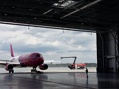 Katowice Airport pochwaliło się nowym hangarem Nowa inwestycja lotniska w Pyrzowicach