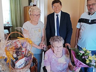 Najstarsza mieszkanka Kalet obchodzi urodziny Kalety urodziny