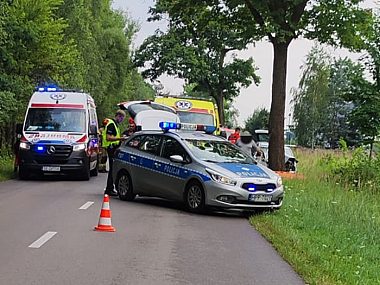 Niespokojny weekend w powiecie tarnogórskim Wypadek w Kaletach