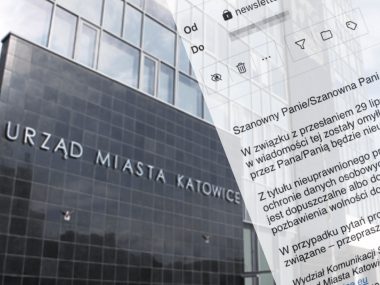 Wyciekły dane subskrybentów UM w Katowicach Wyciek danych z UM w Katowicach