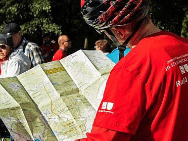 Rajd Rowerowy "Śladami górnośląskiej szlachty" Cekuś rajd rowerowy