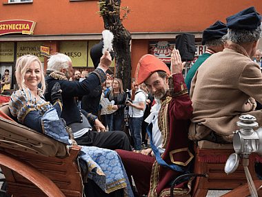 Gwarki 2022. Postacie z pochodu: tarnogórska loża VIP Tarnowskie Góry pochód gwarki