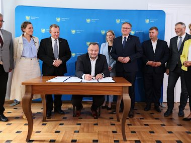 Podpisanie deklaracji budowy obiektów szpitala urazowego Podpisanie listu intencyjnego