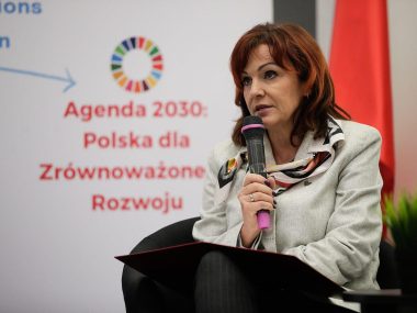 Wicemarszałkini Senatu ustąpiła miejsca prezydentowi Tychów Gabriela Morawska-Stanecka