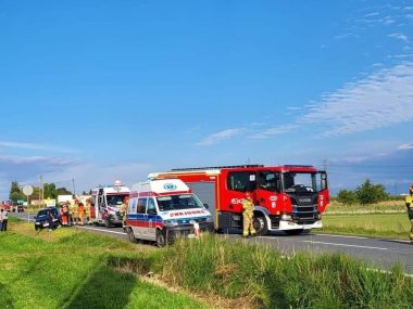 Poważne zdarzenie na ul. Rybnickiej. Na miejscu wszystkie służby ratunkowe AD61 EBBA 2 A70 4 F6 A AE19 9 BF6 A8 EC96 F0
