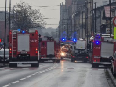 Pożar kamienicy w Siemianowicach Śląskich Pożar w Siemianowicach Śląskich