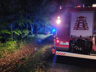 Knurów. Samochód wjechał w drzewo. Dwie osoby uciekły z miejsca zdarzenia, a jedna jest poszkodowana 9 C966777 B054 497 E A03 E 550 BED83 F2 E5