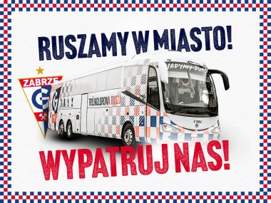 Autokar Górnika znów rusza w miasto Górnik Zabrze