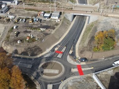 Tunel przy stacji Dąbrowa Górnicza Centrum już gotowy Nowy tunel Dąbrowa Górnicza