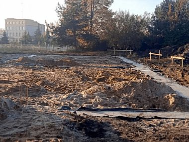 W Kaletach powstaje nowa remiza strażacka Nowa remiza w Kaletach
