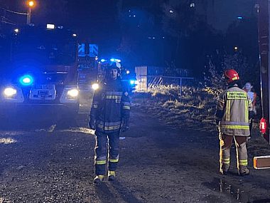 Pożar mieszkania w gminie Zbrosławice Pożar w Przezchlebiu