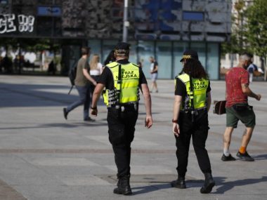 Nowy sposób działania straży miejskiej w centrum Katowic Patrol Straży Miejskiej w Katowicach