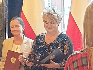 Kalety. Halina Ulfik z nagrodą Ministra Edukacji i Nauki Nagroda Ministra Edukacji i Nauki dla Haliny Ulfik