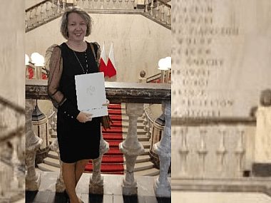Tarnogórzanka z Nagrodą Śląskiego Kuratora Oświaty Iwona Pilc nagroda kuratora oświaty