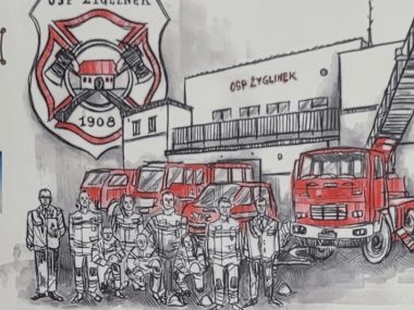 Powiat tarnogórski. OSP Żyglinek na kalendarzu Kalendarz osp Żyglinek