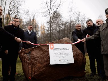 Otwarto Aleję Polskiego Dziedzictwa Śląska w Katowicach Aleja Polskiego Dziedzictwa Śląska