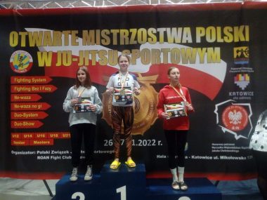 Małgosia Baucz mistrzynią i wicemistrzynią Polski w Ju-Jitsu Kolejny tytuł mistrzowski dla Małgosi Baucz