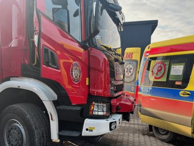Poważny wypadek w Wieszowie Wypadek wieszowa
