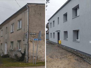 Kolejny budynek w gminie Zbrosławice po metamorfozie Remont w Zawadzie