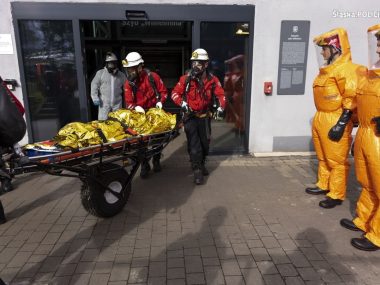 Porwanie i wybuchy w kopalni. Były kłopoty z łącznością Ćwiczenia służb w Kopalni Guido i Sztolni Królowa Luiza
