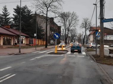 Sosnowiec odnowił część przejść dla pieszych Odnowione przejścia dla pieszych w Sosnowcu