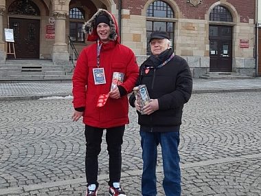 Najstarszy wolontariusz WOŚP pochodzi z Tarnowskich Gór Zdzisław Wielochowski