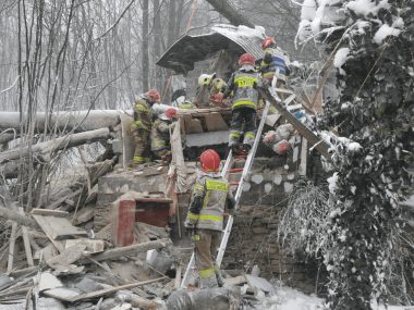 Wichury i śnieżyce. Z powodu silnego wiatru zginęła kobieta Tragedia w miejscowości Cisiec