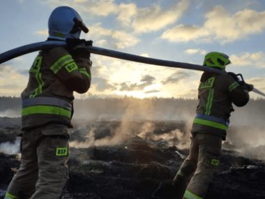 Druhowie z Ożarowic zbierają na remont garaży OSP Ożarowice w akcji
