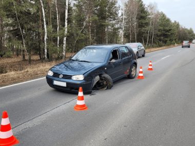 Zderzenie w Miasteczku Śląskim Kolizja w Miasteczku Śląskim 3