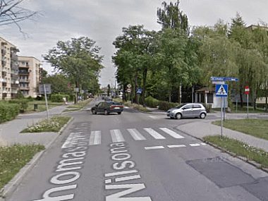 Knurów. Potrącenie na przejściu dla pieszych na ul. Wilsona Wilsona