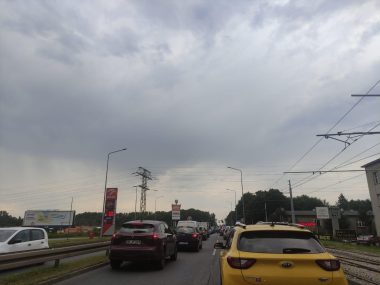 Kilkadziesiąt minut w korku z Chorzowa do Bytomia Bytom. Kolizja